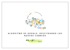 Algoritmo de Google descifrando los nuevos cambios